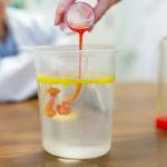 children carrying out science experiments at a London prep school