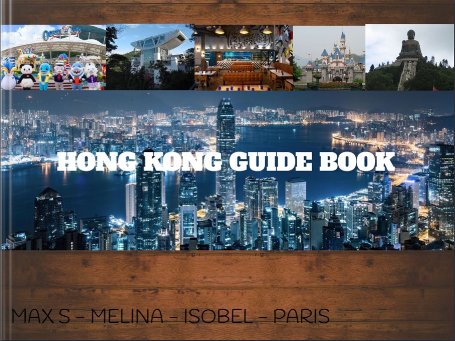 Hong Kong guide book image made by students