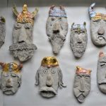 clay models of vikings