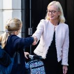 teacher an pupil shaking hands