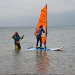 two people out in the ocean