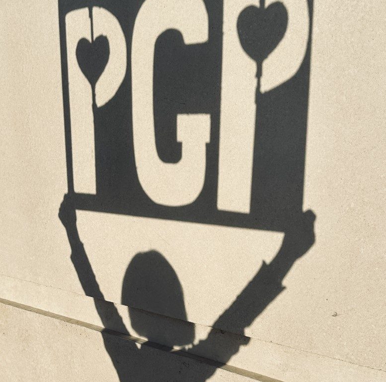 PGP sign held up like a shadow