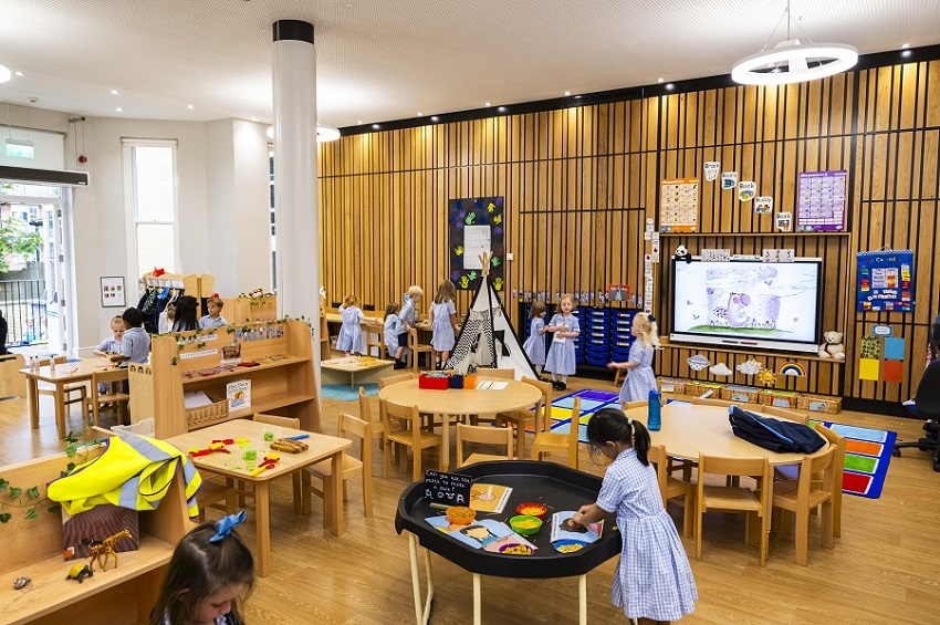 students in the classroom