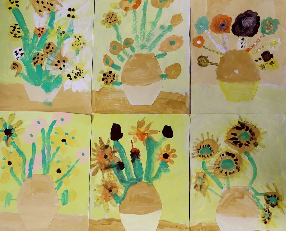 paintings of flowers