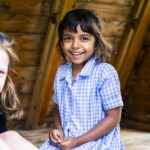 girl smiling