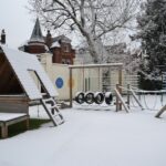 snowy playground