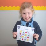 girl with a completed sudoku challenge